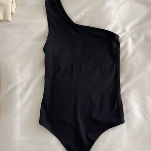 Abercrombie & Fitch one shoulder bodysuit